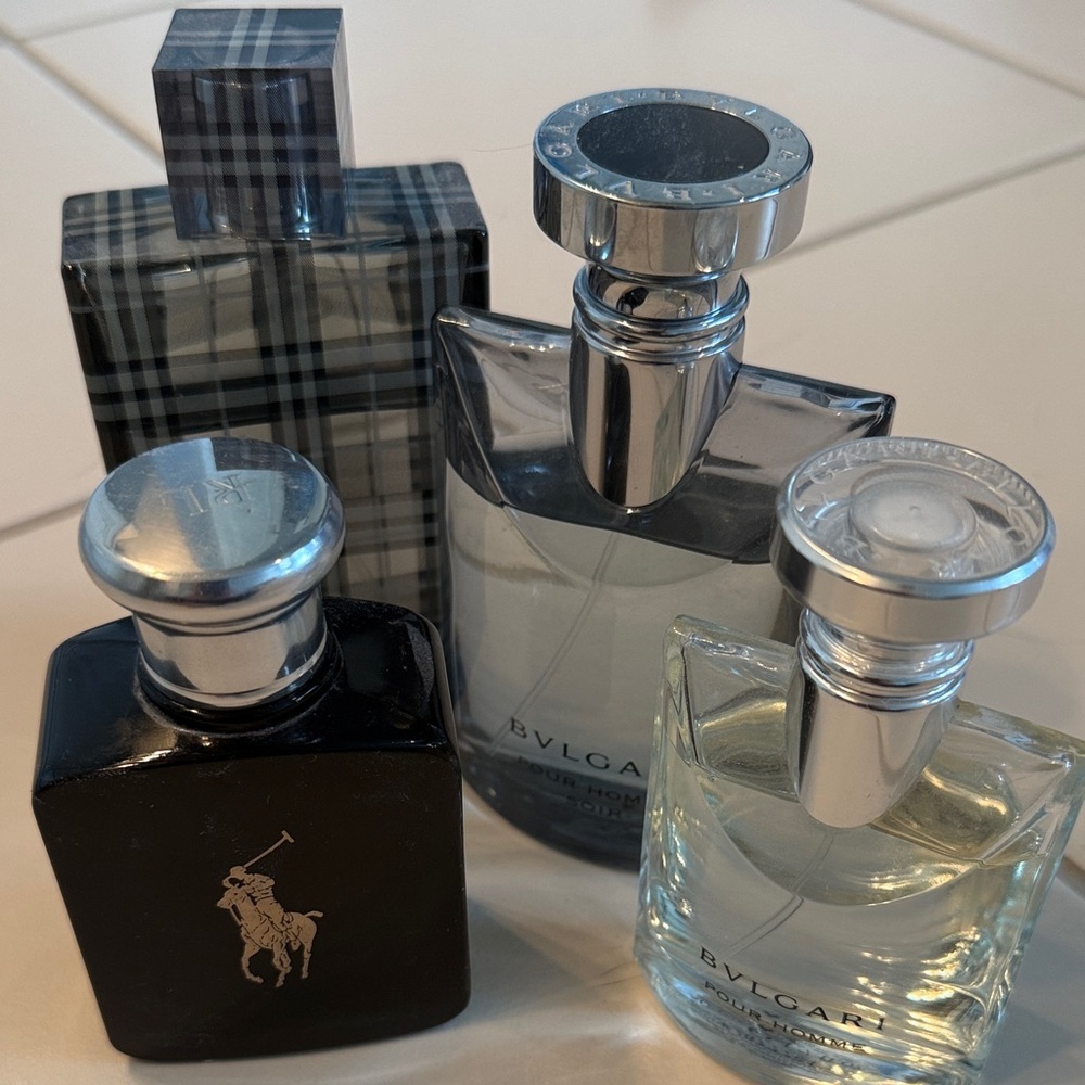 Men Fragrance Lot- including Bulgari, Ralph, Lauren and Burberry